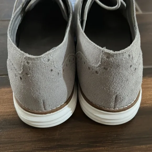 Cole Haan Suede Grand Wingtip II Lace Up Loafer - Picture 5 of 7
